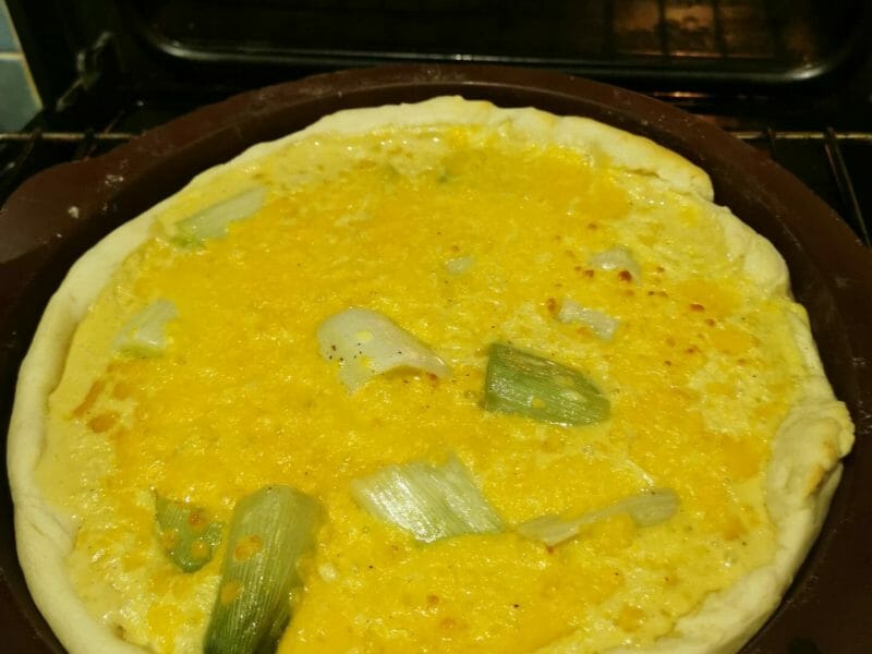 Cliquez pour zoomer ! Gâteau poireaux, lardons et fromage Thermomix par Nath71150