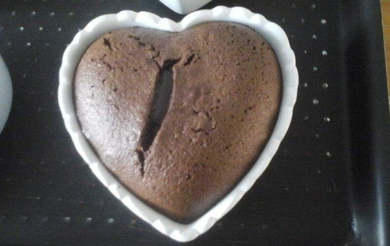 Cliquez pour zoomer ! Moelleux au chocolat cœur fondant Thermomix par Sandrine1405