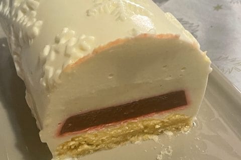 Cliquez pour zoomer ! Bûche citron et framboises Thermomix par bisgy78