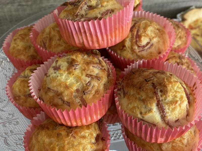 Cliquez pour zoomer ! Mini muffins au comté et aux lardons Thermomix par audrey2502