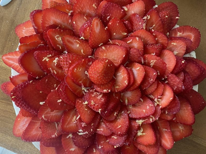 Cliquez pour zoomer ! Tarte aux fraises sans cuisson Thermomix par audrey2502