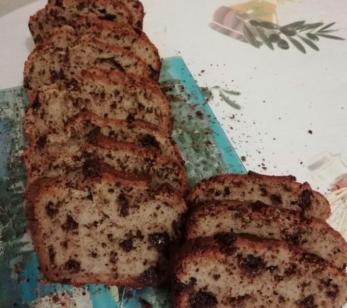 Cake Banane Et Pepites De Chocolat Au Thermomix Cookomix