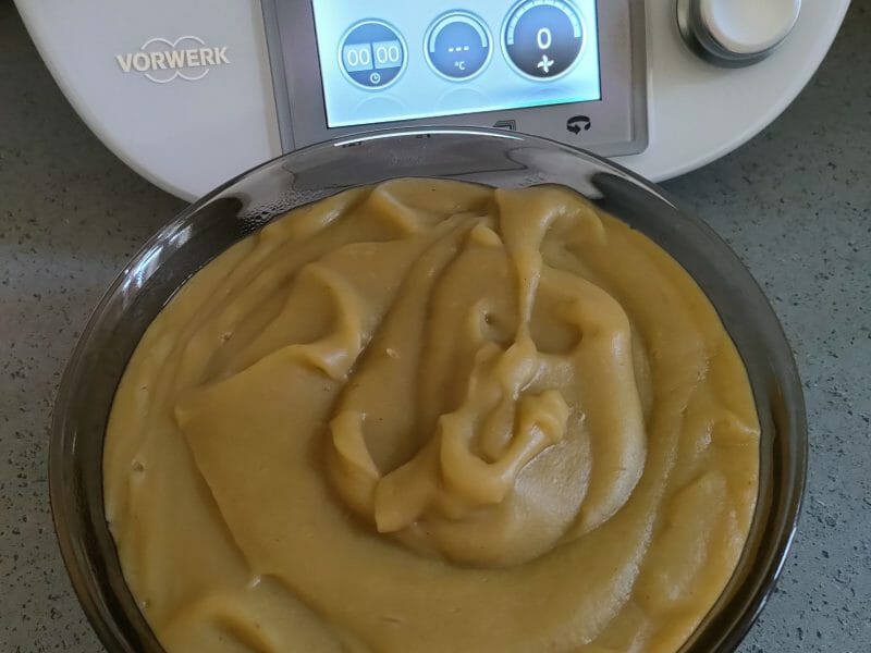 Cliquez pour zoomer ! Compote pomme rhubarbe à la vanille Thermomix par Marjo0318