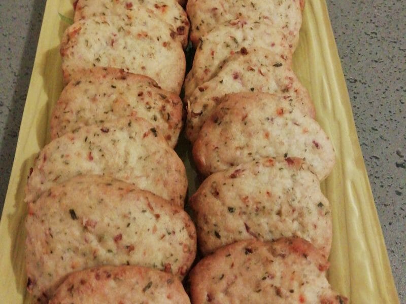 Cliquez pour zoomer ! Biscuits apéritif crème et oignon Thermomix par Marjo0318