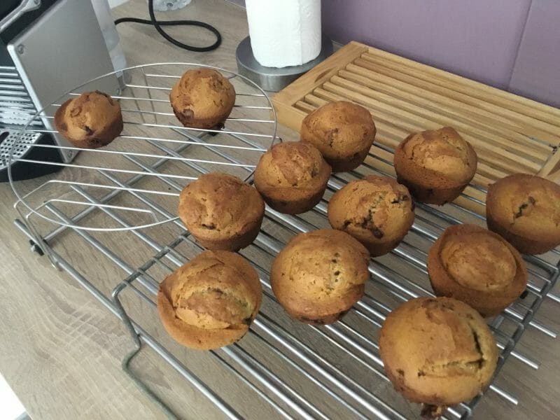 Cliquez pour zoomer ! Muffins aux pépites de chocolat Thermomix par zazaofpaname