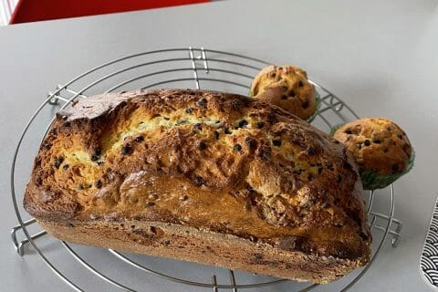 Cliquez pour zoomer ! Cake à la ricotta et aux pépites de chocolat Thermomix par Frederique_3