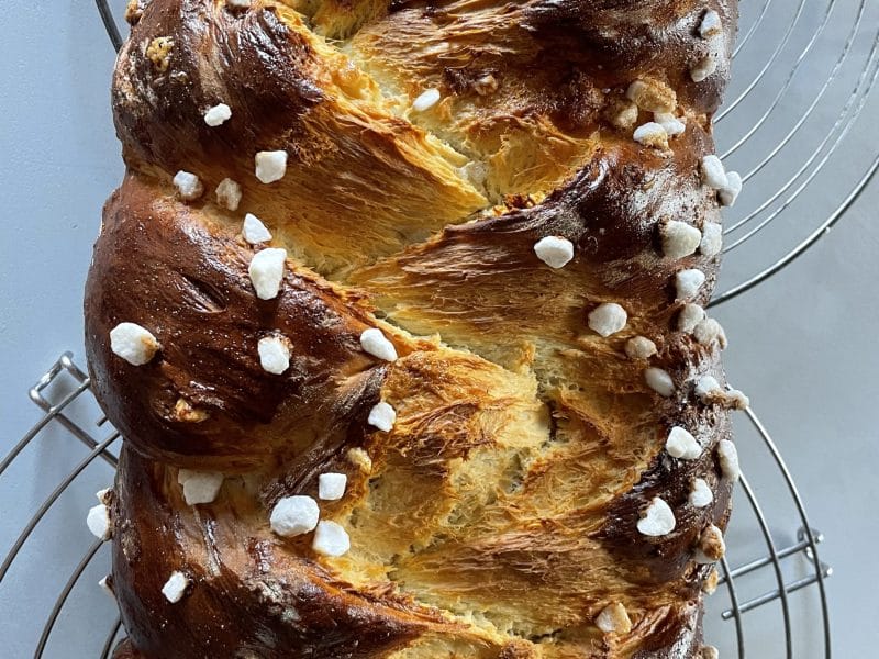 Cliquez pour zoomer ! Brioche tressée à la mie filante Thermomix par Frederique_3