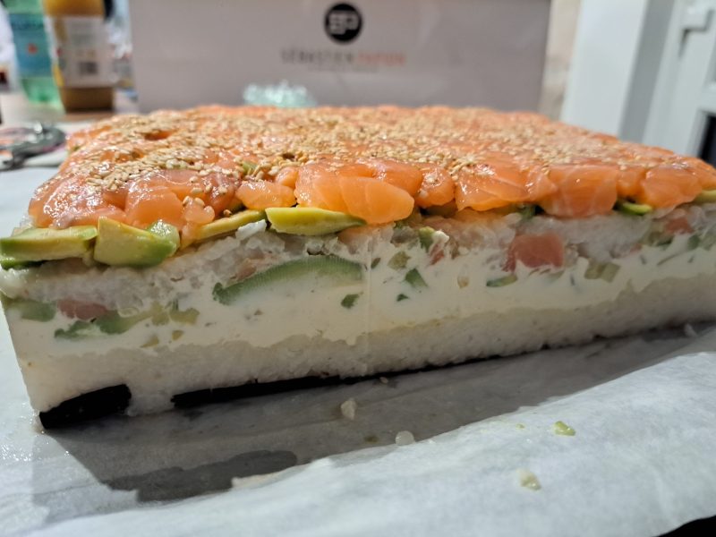 Cliquez pour zoomer ! Sushi cake Thermomix par celineg45140