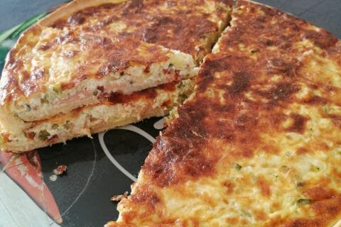 Cliquez pour zoomer ! Quiche saumon et courgettes Thermomix par helid