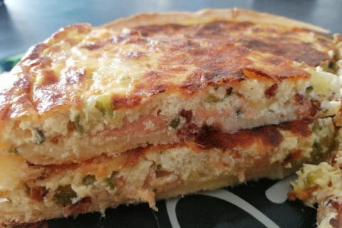 Cliquez pour zoomer ! Quiche saumon et courgettes Thermomix par helid