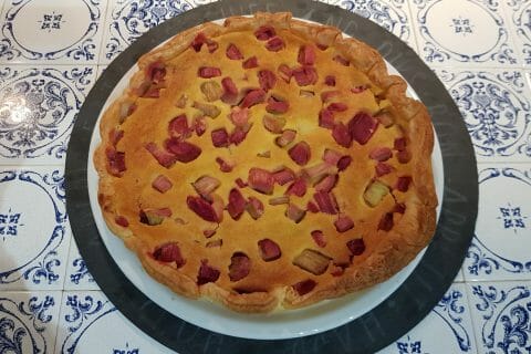 Cliquez pour zoomer ! Tarte à la rhubarbe au Thermomix