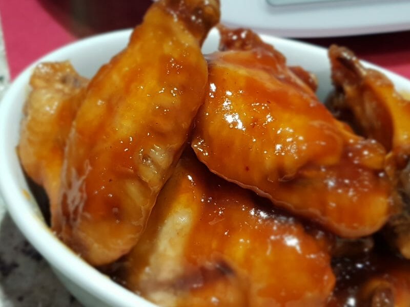 Cliquez pour zoomer ! Ailes de poulet au miel Thermomix par Zounko