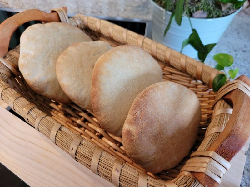 Cliquez pour zoomer ! Pain pita Thermomix par Zounko