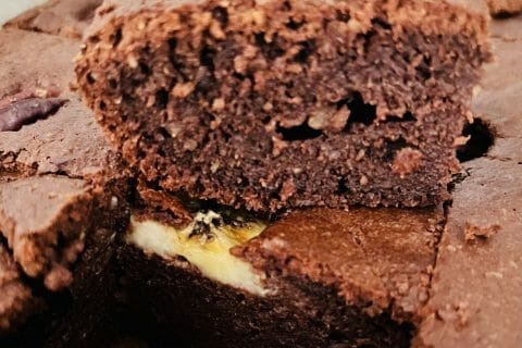 Cliquez pour zoomer ! Browfins choco banane et pécan Thermomix par Fanny_11
