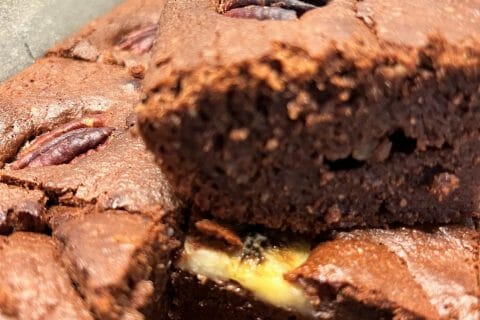 Cliquez pour zoomer ! Browfins choco banane et pécan Thermomix par Fanny_11