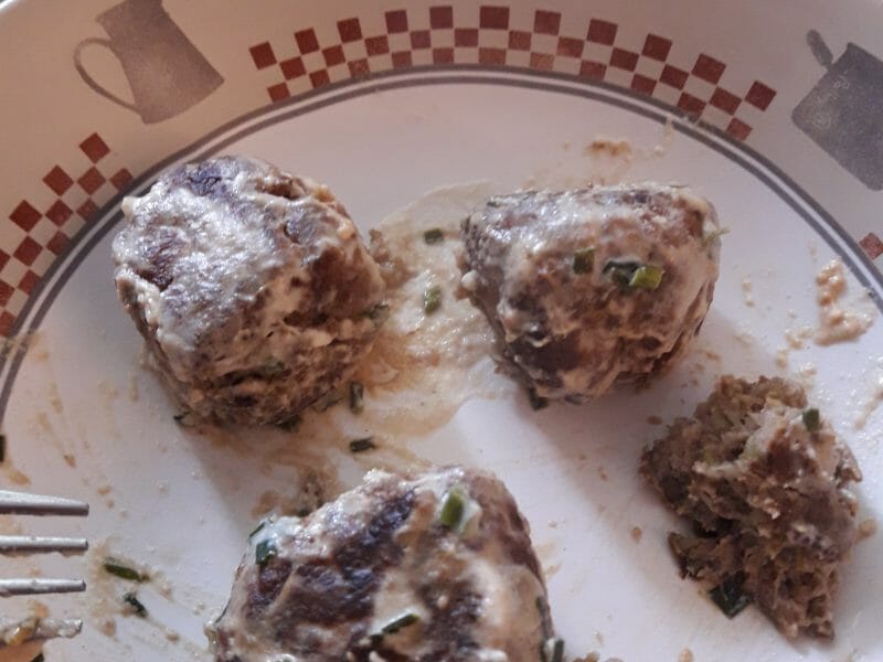 Cliquez pour zoomer ! Boulettes de poireau et boeuf citronné Thermomix par Jacotte21