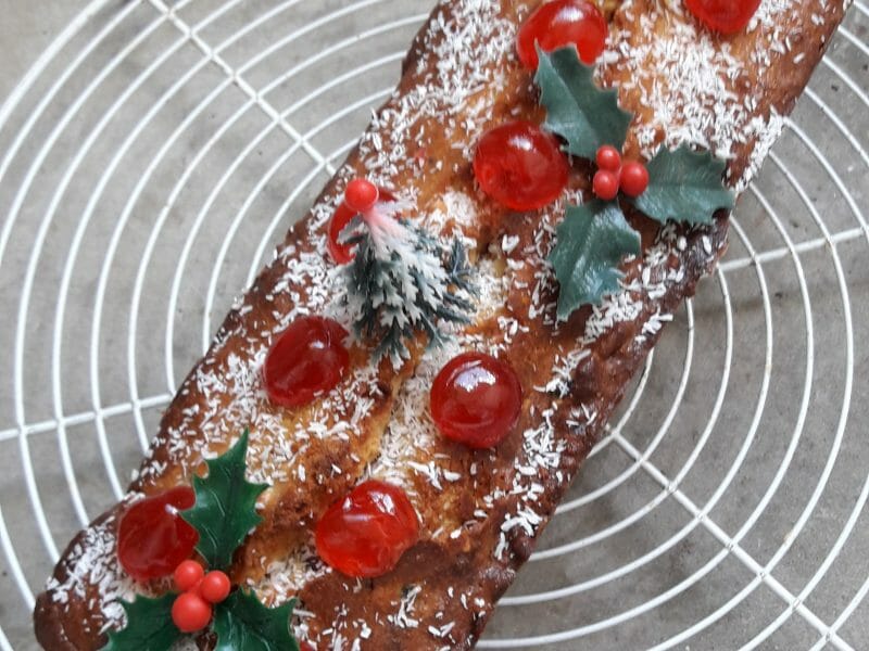 Cliquez pour zoomer ! Cake de Noël Thermomix par Jacotte21