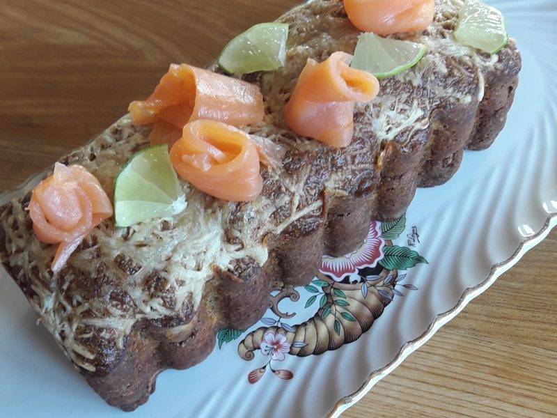 Cliquez pour zoomer ! Cake aux deux saumons Thermomix par Jacotte21