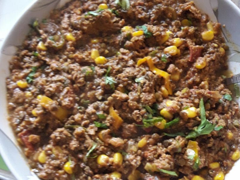 Cliquez pour zoomer ! Lentilles façon chili Thermomix par Jacotte21