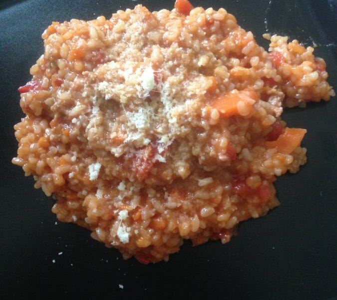 Cliquez pour zoomer ! Risotto à la bolognaise Thermomix par titi5685