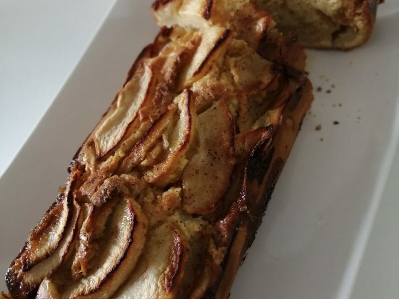 Cliquez pour zoomer ! Cake aux pommes à l’ancienne Thermomix par Cecile85