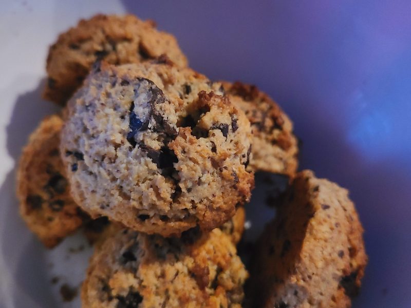 Cliquez pour zoomer ! Cookies à la noix de coco et pépites de chocolat Thermomix par diabella