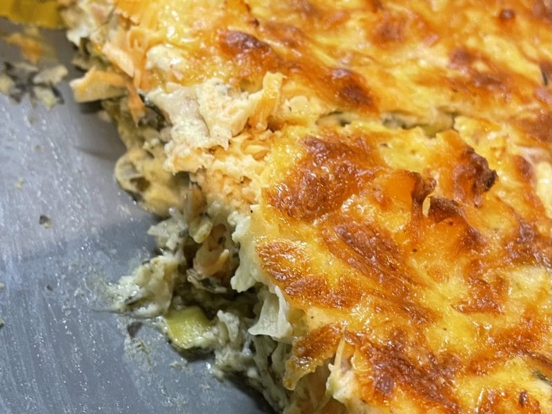 Cliquez pour zoomer ! Flan poireaux, saumon fumé et mozzarella Thermomix par fatira21