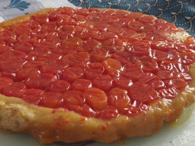 Cliquez pour zoomer ! Tatin de tomates cerises à la tapenade Thermomix par socole