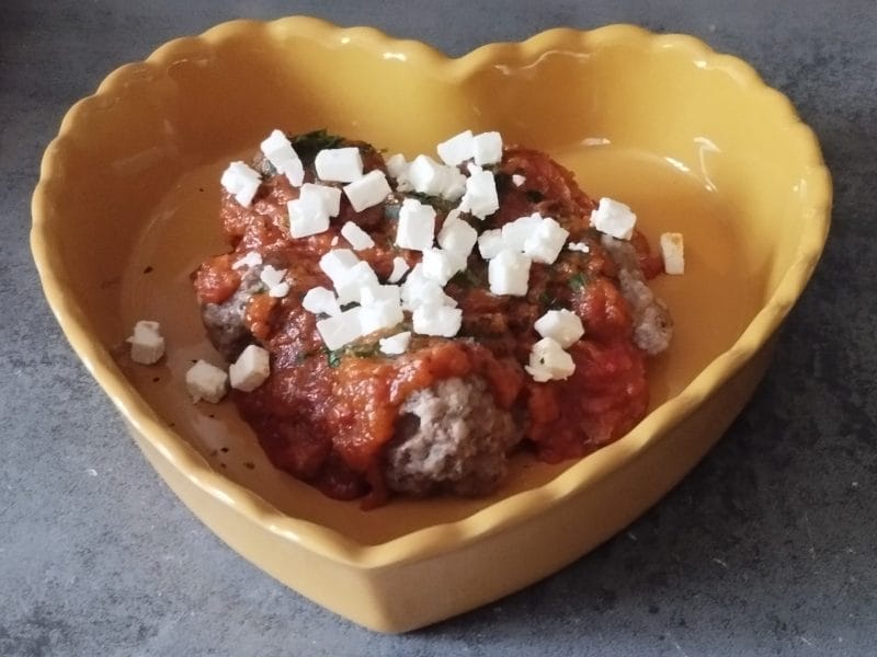 Cliquez pour zoomer ! Boulettes de viande sauce aux poivrons rouges Thermomix par socole