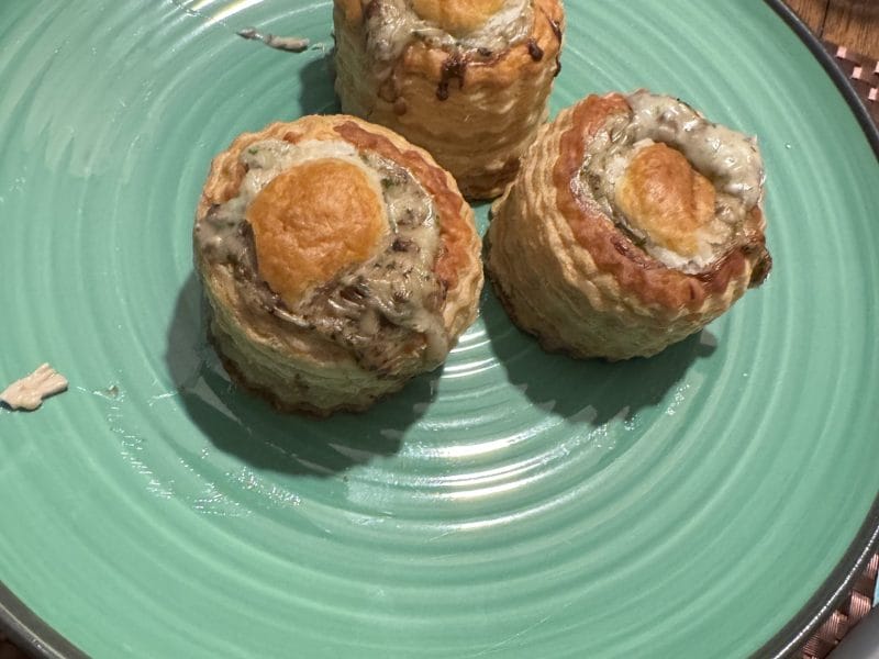 Cliquez pour zoomer ! Vols au vent dinde et champignons Thermomix par jellyjelly