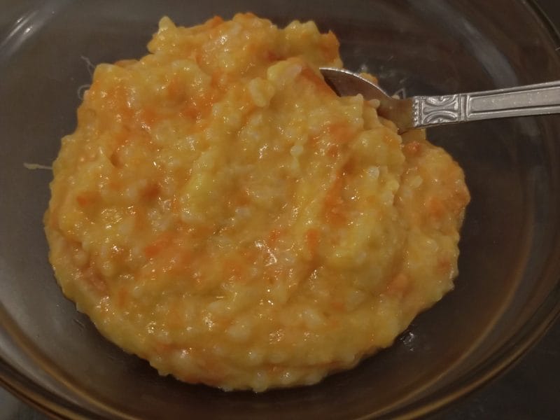 Cliquez pour zoomer ! Risotto aux carottes et parmesan Thermomix par lacuisinedejodie