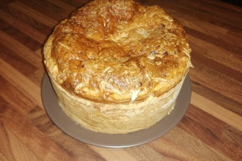 Cliquez pour zoomer ! Gâteau poireaux, lardons et fromage Thermomix par Anne