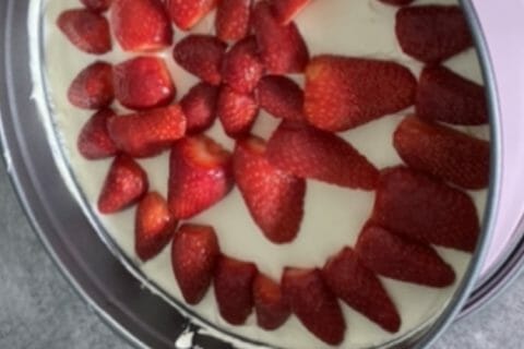 Cliquez pour zoomer ! Tarte aux fraises sans cuisson Thermomix par Melnaojay