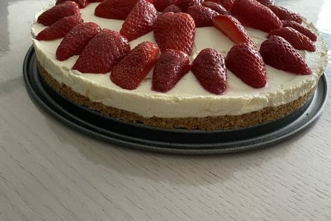 Cliquez pour zoomer ! Tarte aux fraises sans cuisson Thermomix par Melnaojay