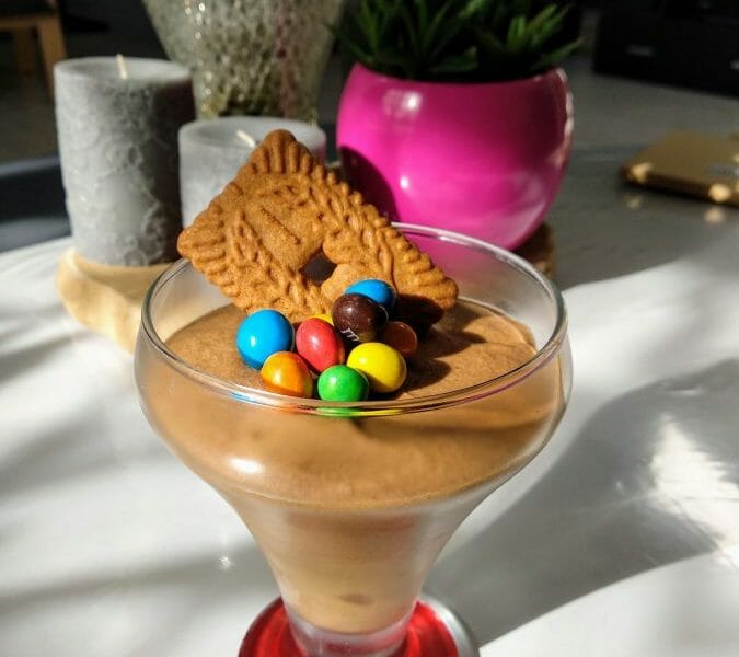 Cliquez pour zoomer ! Mousse chocolat et spéculoos Thermomix par Bibiz