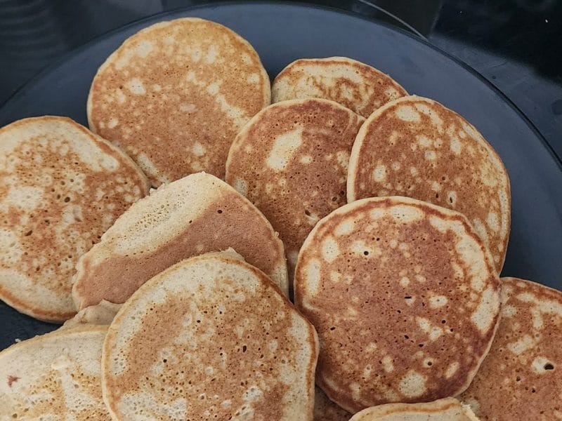 Cliquez pour zoomer ! Pancakes à la patate douce Thermomix par nadou8763