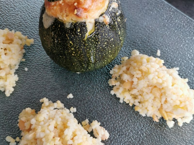 Cliquez pour zoomer ! Courgettes rondes farcies à la ricotta Thermomix par Eli01