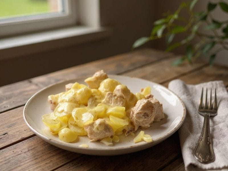 Cliquez pour zoomer ! Filets de poulet, sauce moutarde et pommes de terre Thermomix par isabelle_1551