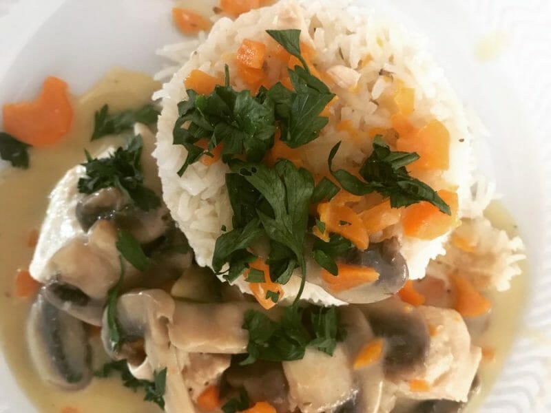 Cliquez pour zoomer ! Blanquette de poulet Thermomix par Celine_24