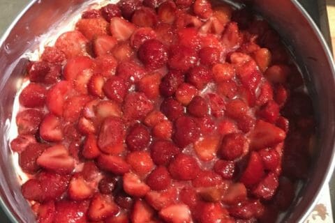 Cliquez pour zoomer ! Tarte aux fraises sans cuisson au Thermomix