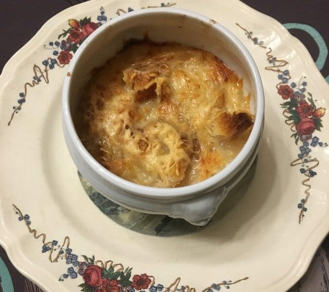 Cliquez pour zoomer ! Gratinée à l’oignon Thermomix par Baudchasile