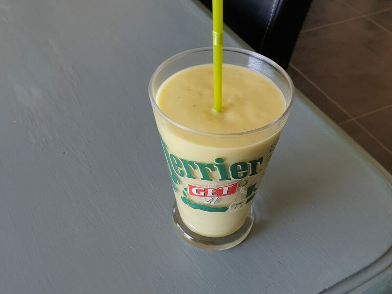 Cliquez pour zoomer ! Smoothie ananas, citron vert et avocat Thermomix par gregetmarion