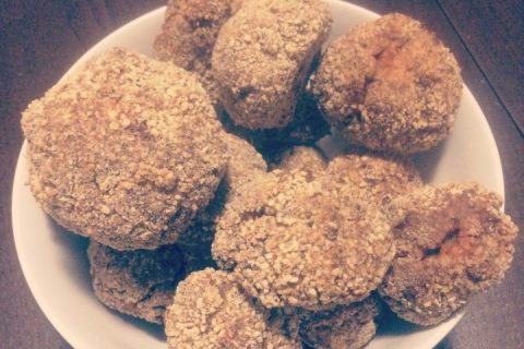 Cliquez pour zoomer ! Boulettes d’aubergines au parmesan au Thermomix
