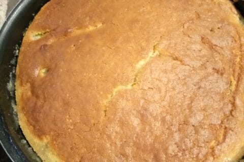 Cliquez pour zoomer ! Cobbler à la rhubarbe au Thermomix