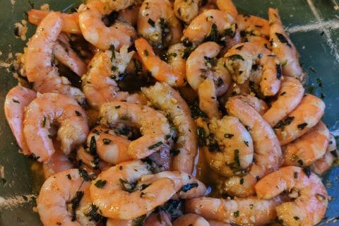 Cliquez pour zoomer ! Crevettes à l’ail Thermomix par Elodie9593