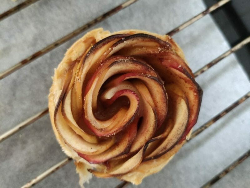 Cliquez pour zoomer ! Roses feuilletées aux pommes Thermomix par Elodie9593