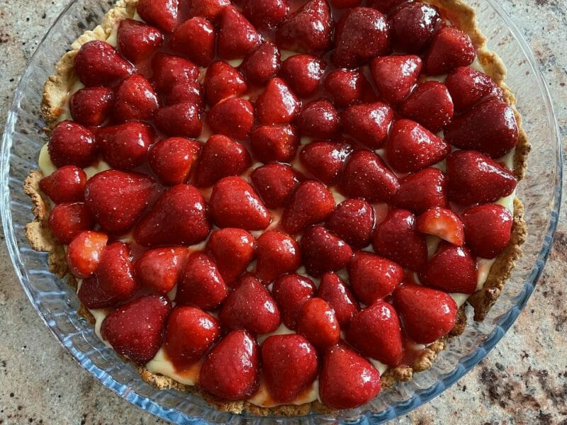 Cliquez pour zoomer ! Tarte aux fraises Thermomix par Rachoupette