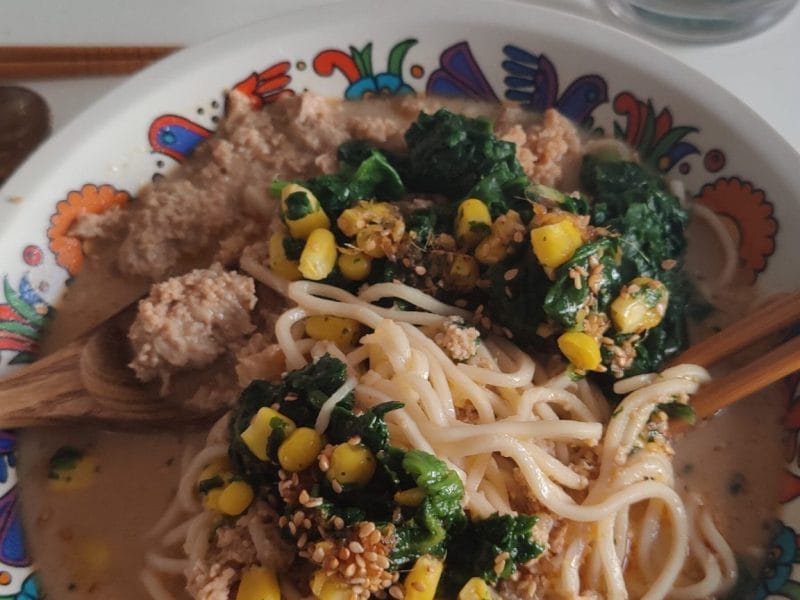 Cliquez pour zoomer ! Tantanmen – Ramen épicé Thermomix par justinejosephine