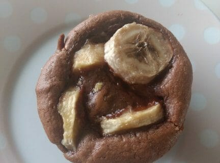 Cliquez pour zoomer ! Brownie fondant choco-banane Thermomix par Estellegouy