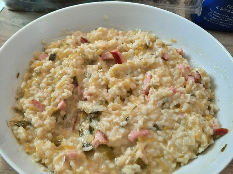 Cliquez pour zoomer ! Risotto poireaux et lardons Thermomix par lpgirl45